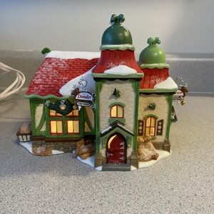 Dept. 56 North Pole Series The Reindeer Stables Donder & Blitzen 809360 Read